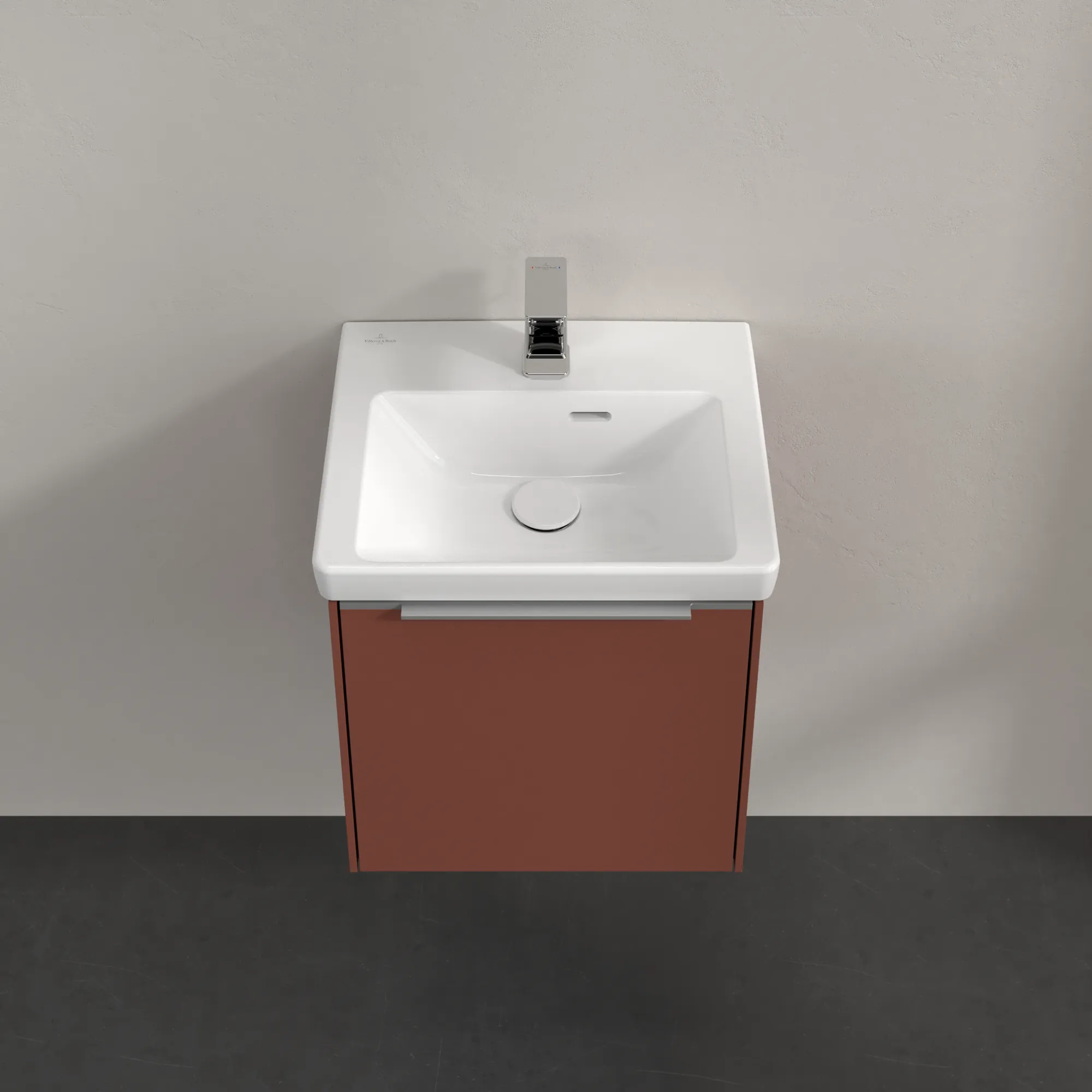 Villeroy & Boch Subway 3.0 Waschbeckenunterschrank C58100, 423 x 429 x 377,5 mm, Wine Red