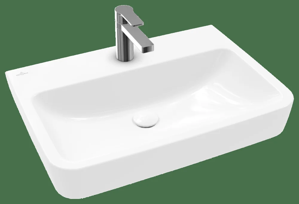 Villeroy & Boch O.novo Waschbecken 4A41KL 650x460mm Eckig 1HL. o. Überlauf Weiß Alpin Villeroy & Boch O.novo Waschbecken 4A41KL 650x460mm Eckig 1HL. o. Überlauf Weiß Alpin
