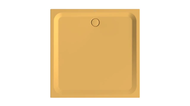 Bette quadrat Duschwanne „BetteUltra“ 140 × 140 cm in Curry