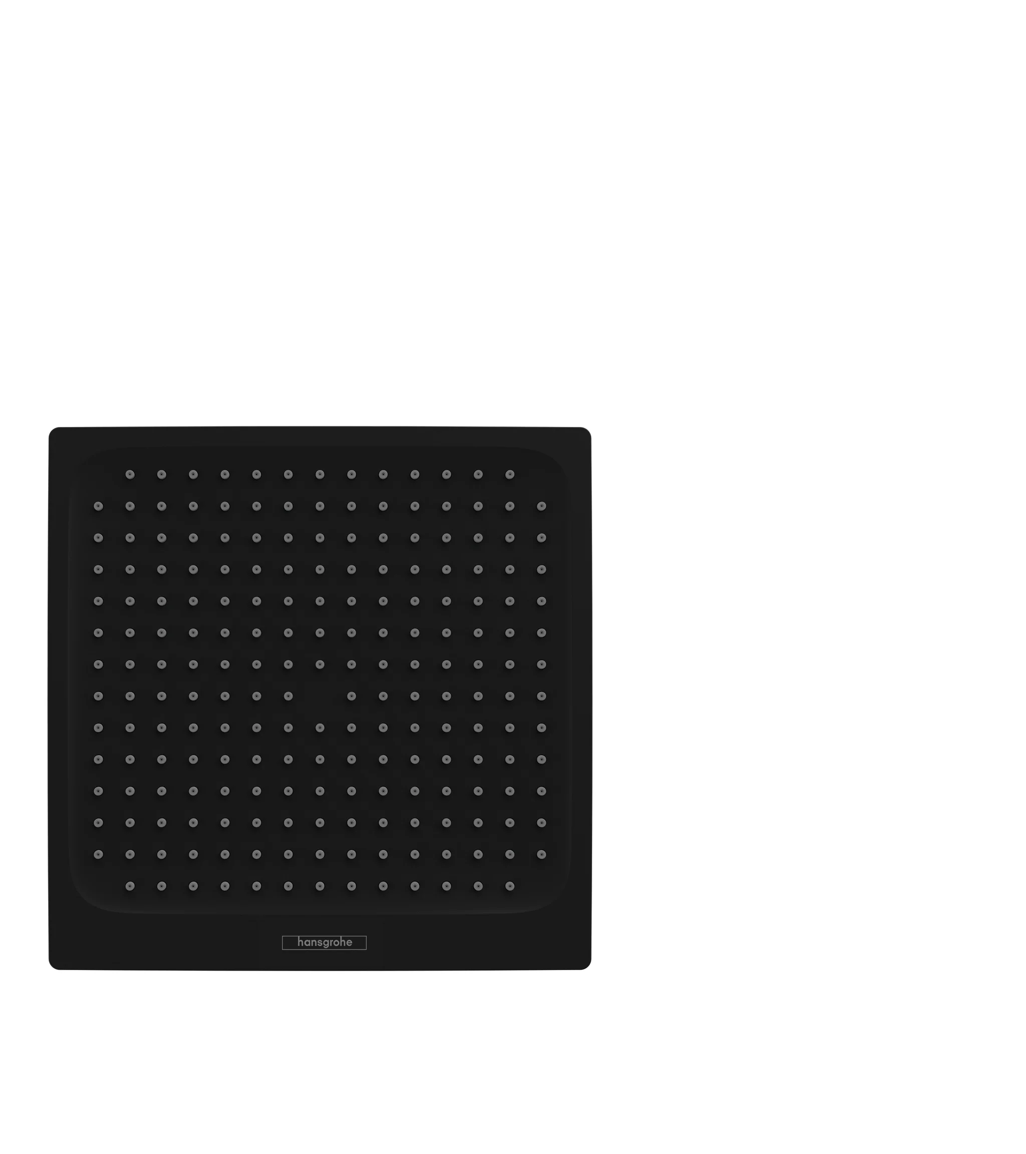 Hansgrohe Vernis Shape Showerpipe 240 1jet mit Wannenthermostat, mattschwarz, 240 x 240 mm Brausekopfgröße, Aufputzinstallation