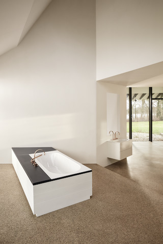 Bette Badewanne „BetteStarlet Spirit“ rechteck 170 × 75 cm Zarge ohne Zarge, Eckabschnitt ohne Eckabschnitt, in Weiß