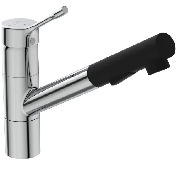 Küchenarmatur Ceralook, mit herausziehbare Handbrause, Ausladung 233mm, Chrom