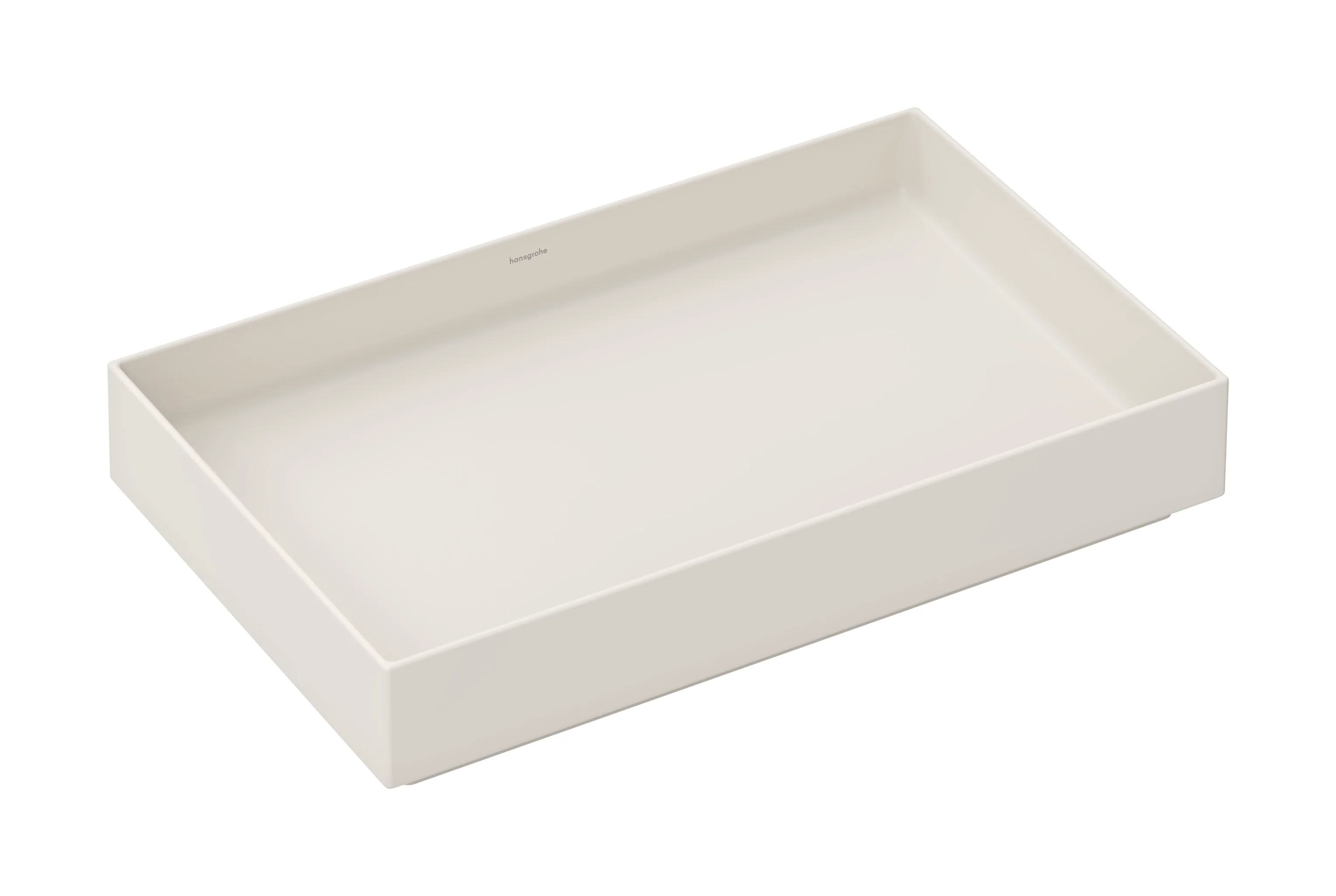 Hansgrohe Aufsatzwaschtisch Xuniva Evo E, Sandbeige Matt, 650x400x120 mm, Beckeninnenhöhe 65 mm Hansgrohe Aufsatzwaschtisch Xuniva Evo E, Sandbeige Matt, 650x400x120 mm, Beckeninnenhöhe 65 mm