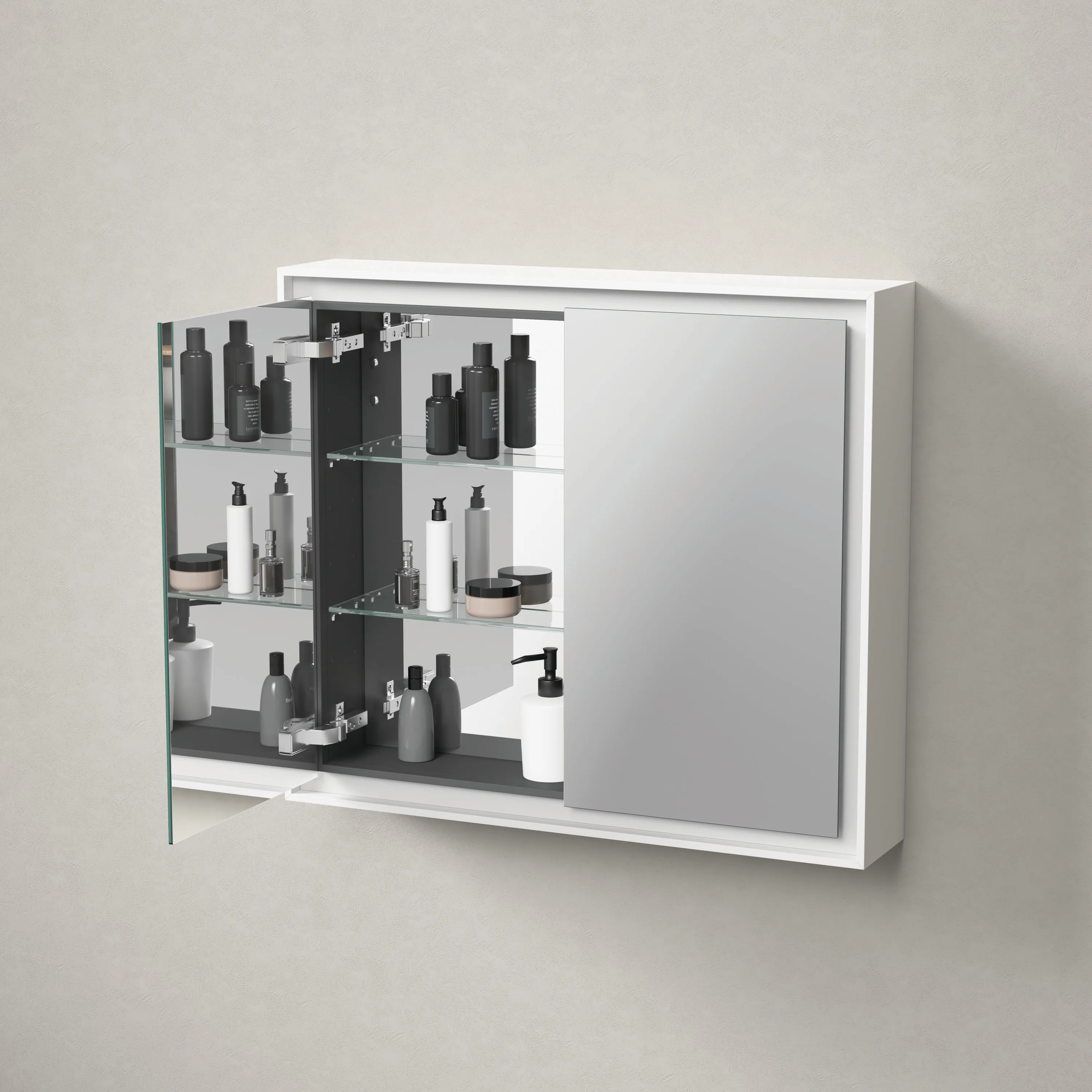 Duravit Spiegelschrank Version: Sensor „L-Cube“ 80 × 70 × 15,5 cm Duravit Spiegelschrank Version: Sensor „L-Cube“ 80 × 70 × 15,5 cm