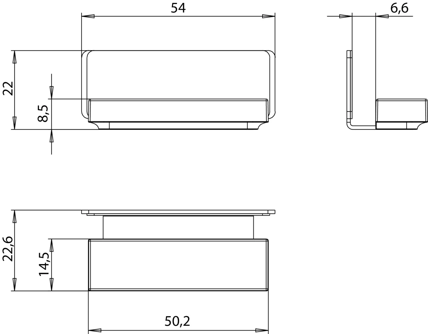emco Ersatzteile PG 2 Schrankgriff Prime schwarz ohne Logo emco Ersatzteile PG 2 Schrankgriff Prime schwarz ohne Logo