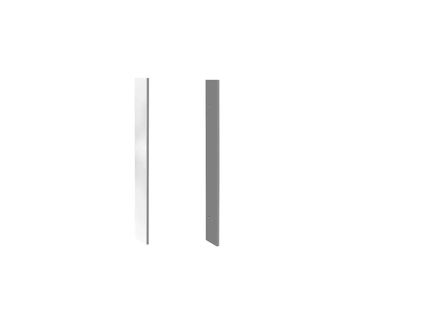 Einbau-Set prime SlimAufputz Glas weiss Gänzend Einbau-Set prime SlimAufputz Glas weiss Gänzend