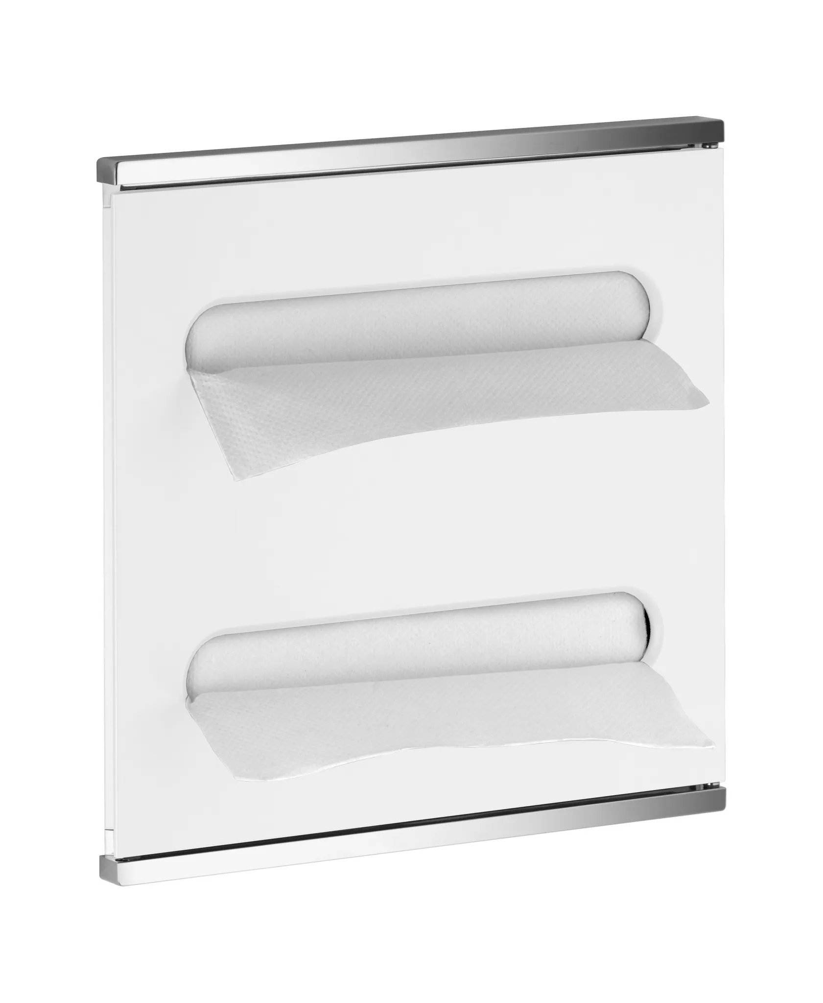 KEUCO Plan Integral Modul Waschtisch 2 Anschlag rechts verchromt/weiß