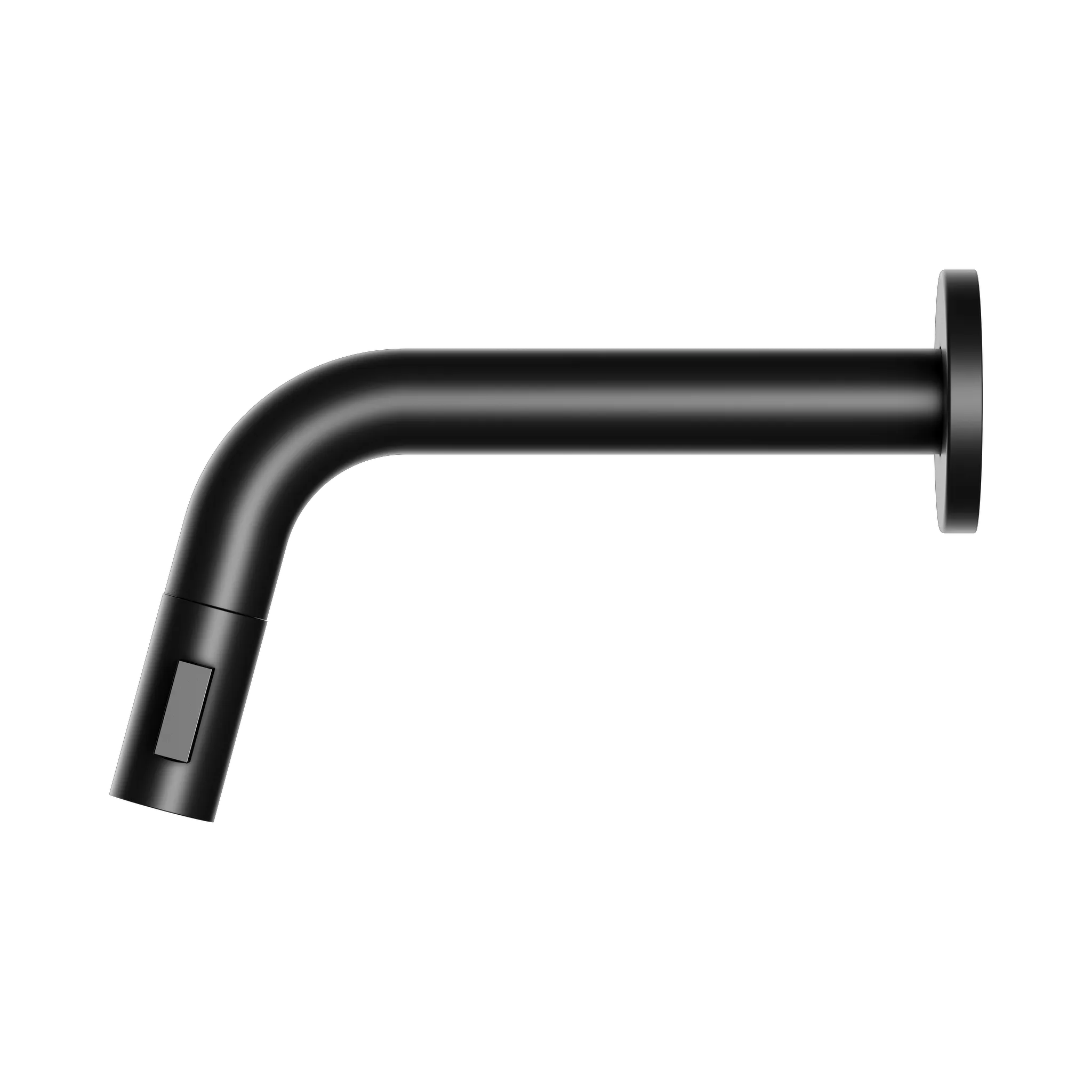 IXMO Wandauslaufventil UP für Wandmontage, rund Ausladung 185 mm / IXMO Soft schwarz matt