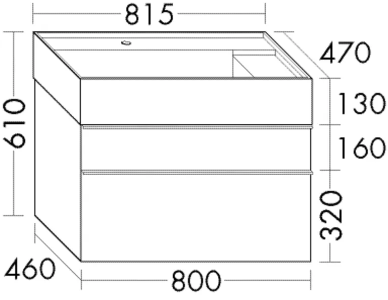 burgbad Yumo PG1 Mineralguss-Waschtisch inkl. WTU SFKN082, 470x815x610 burgbad Yumo PG1 Mineralguss-Waschtisch inkl. WTU SFKN082, 470x815x610