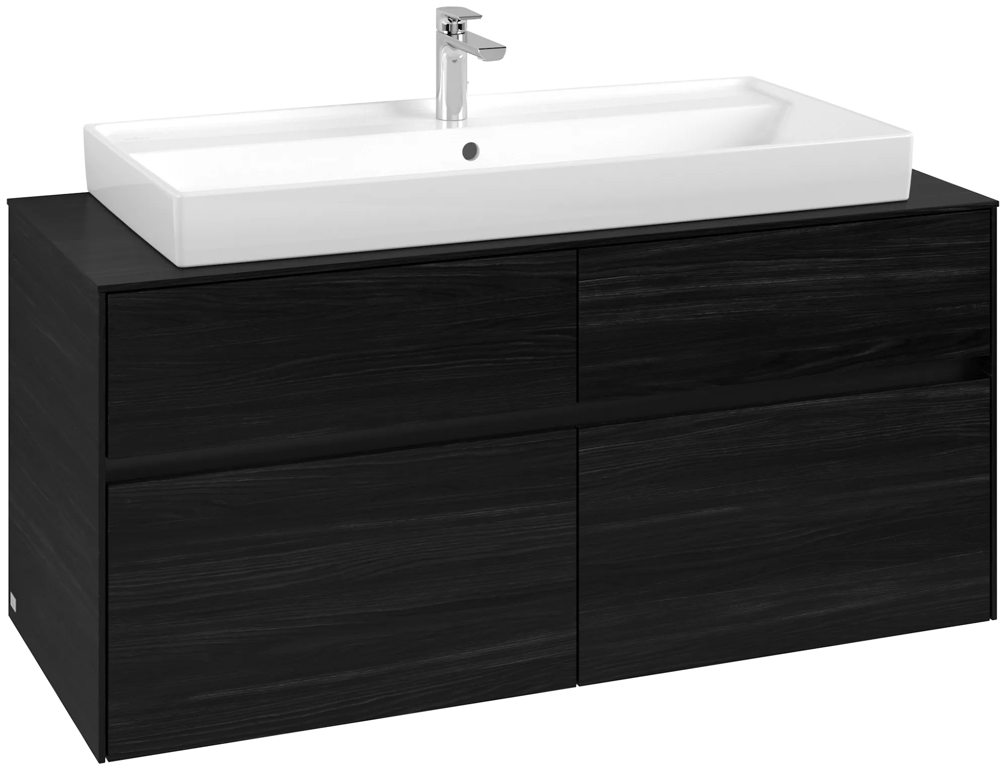 Villeroy & Boch Collaro Waschbeckenunterschrank C09100, 1200 x 548 x 500 mm, Black Oak