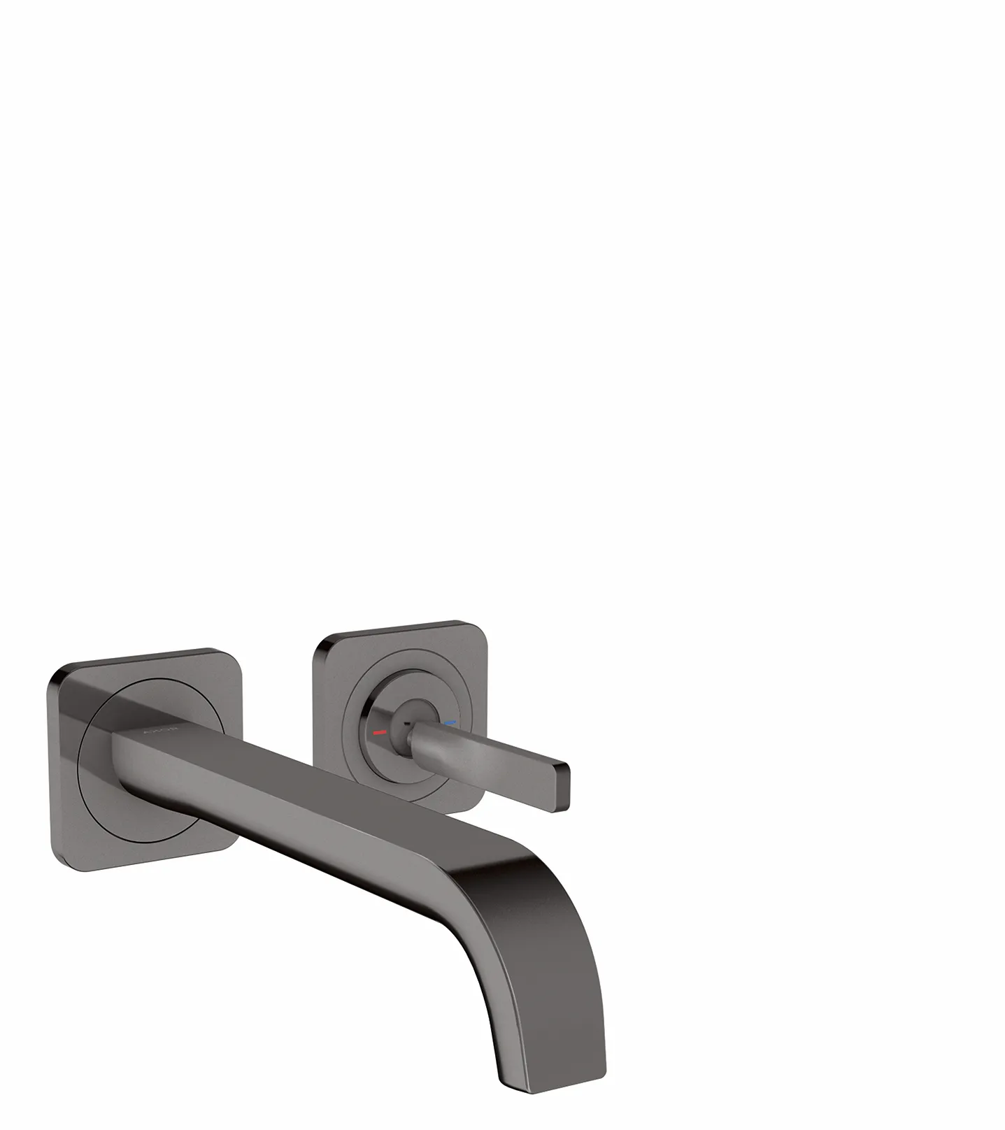 Hansgrohe AXOR Citterio E Einhebel-Waschtischmischer Unterputz Wandmontage Polished Black Chrome