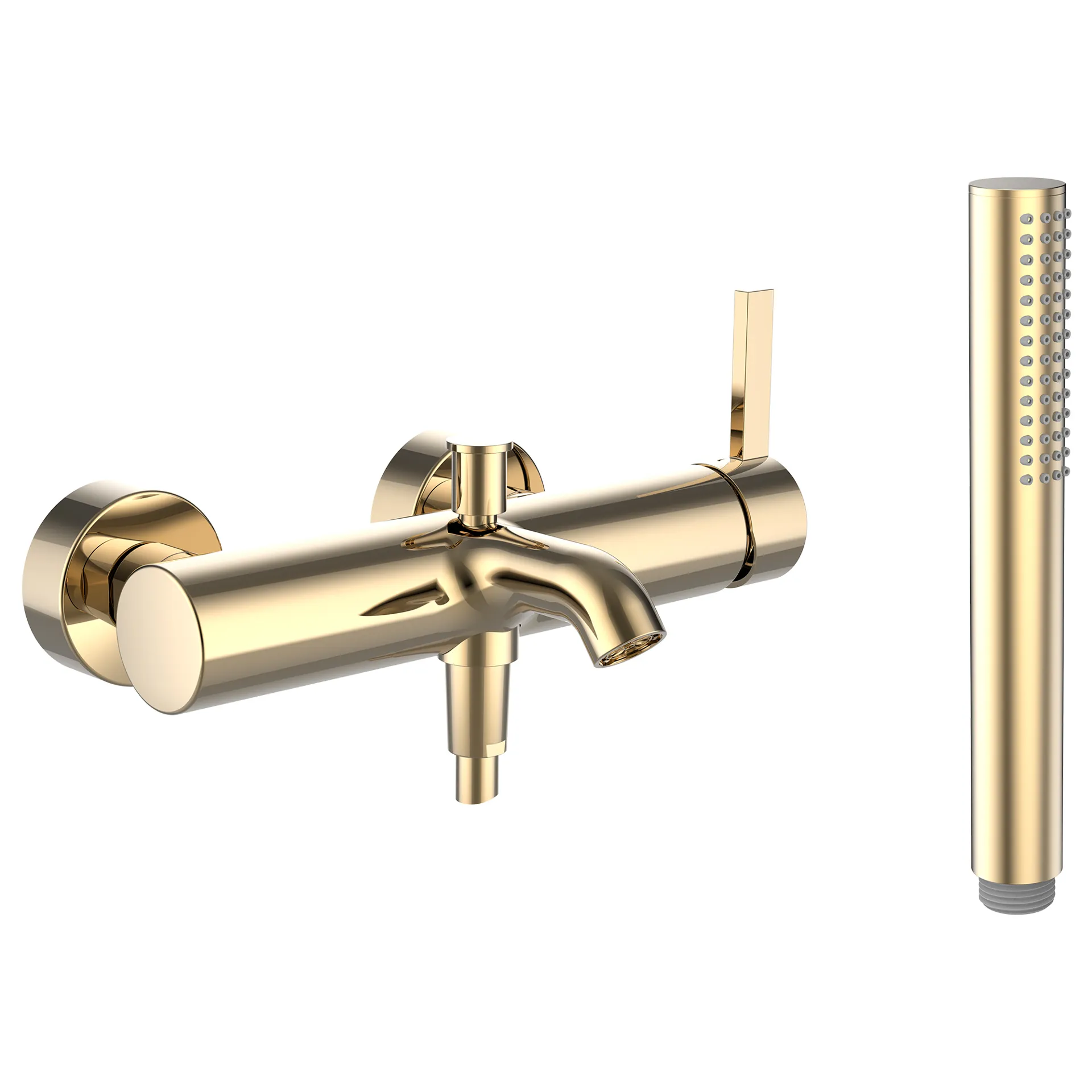 Laufen KARTELL Laufen H321337 Einhebel-Wannenmischer Aufputz, Kunststoffschlauch 1800 mm, Handbrause TwinStick PVD Gold Laufen KARTELL Laufen H321337 Einhebel-Wannenmischer Aufputz, Kunststoffschlauch 1800 mm, Handbrause TwinStick PVD Gold