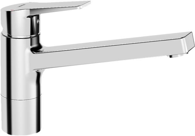 Hansa Einhand-Küchenarmatur Niederdruck „Twist“ Ausladung 199 mm in chrom Hansa Einhand-Küchenarmatur Niederdruck „Twist“ Ausladung 199 mm in chrom