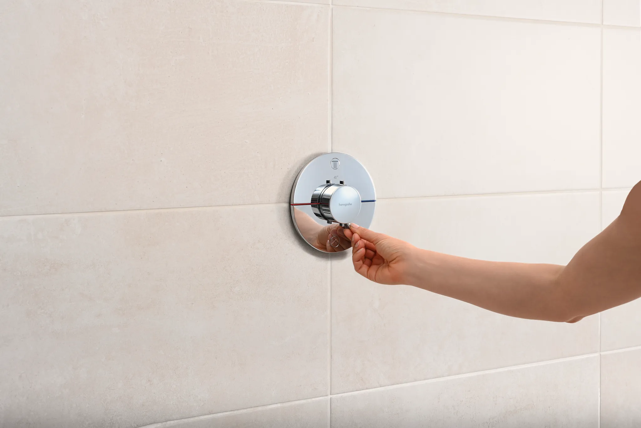 ShowerSelect Comfort S Thermostat Unterputz für 2 Verbraucher Chrom ShowerSelect Comfort S Thermostat Unterputz für 2 Verbraucher Chrom