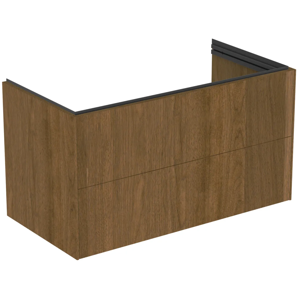 Ideal Standard Waschtischunterschrank „Conca“ 100 × 54,8 × 50,5 cm Walnuss dunkel Furnier Ideal Standard Waschtischunterschrank „Conca“ 100 × 54,8 × 50,5 cm Walnuss dunkel Furnier