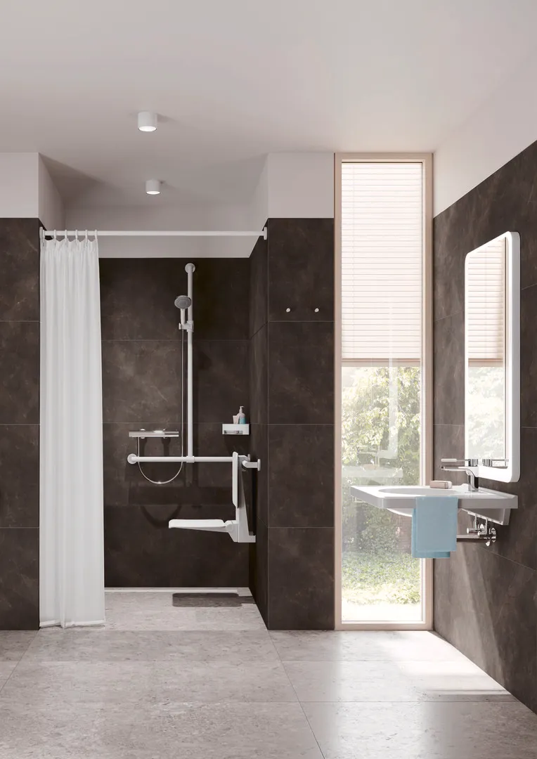 VH-Stange, d:25, L:1000, 10 Ringe, pulverbeschichtet weiß tiefmatt VH-Stange, d:25, L:1000, 10 Ringe, pulverbeschichtet weiß tiefmatt