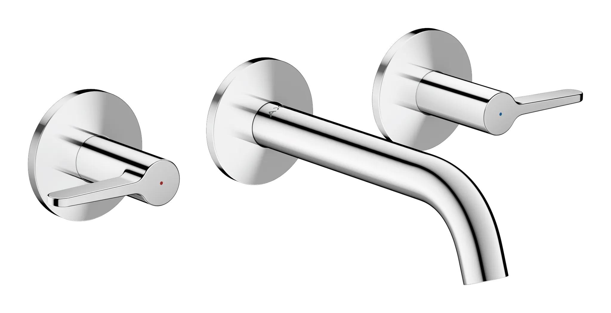 Hansgrohe AXOR One 3-Loch Waschtischarmatur Unterputz Chrom Hansgrohe AXOR One 3-Loch Waschtischarmatur Unterputz Chrom