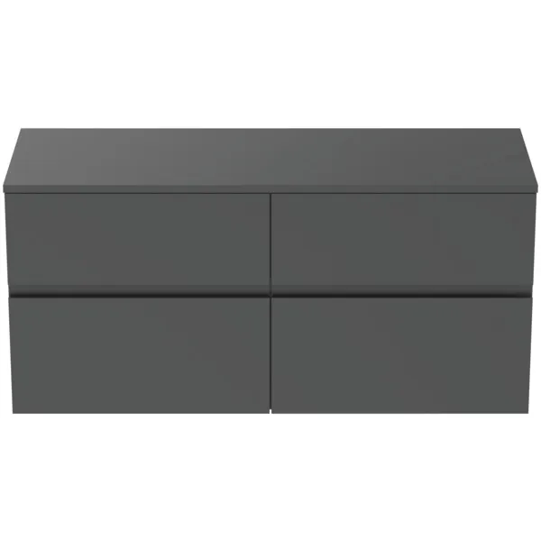 Ideal Standard Waschtischunterschrank Finesse anthrazit matt, 1202x440x558mm, 4 Auszüge