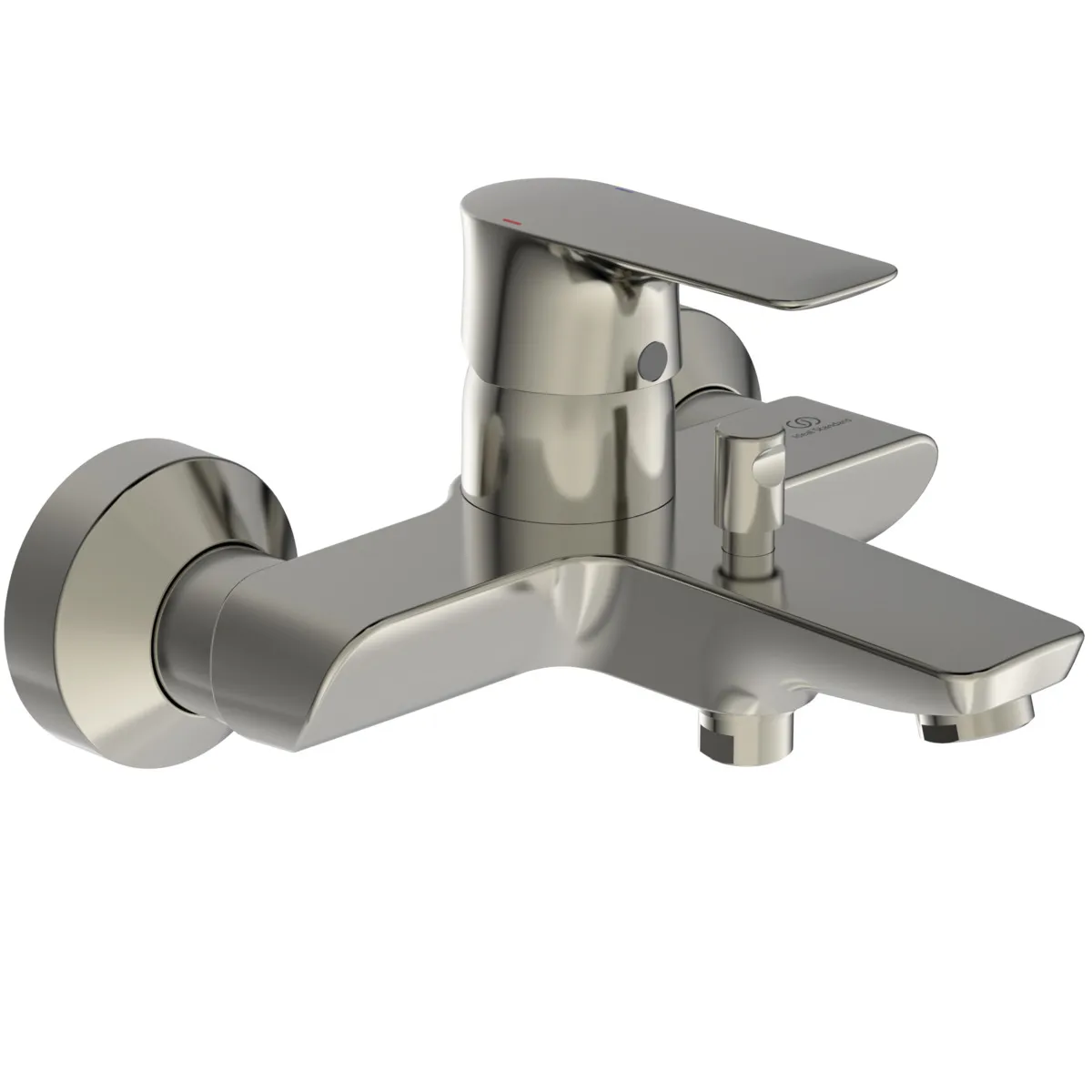 Ideal Standard Badearmatur Aufputz Connect Air, Ausladung 174mm, Silver Storm