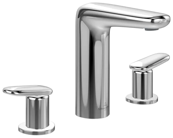 Zweihand-Waschtischarmatur „Antao“ 16,4 cm Ausladung 115 mm in Chrom