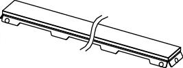 TECE Glas-Ablaufabdeckung „TECEdrainline“