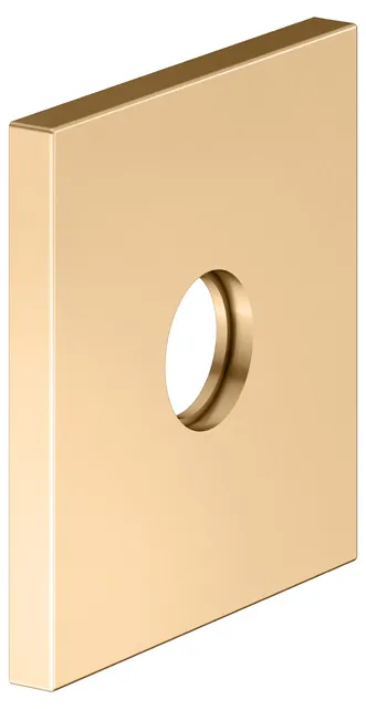 IXMO Wandrosette eckig 105 x 105 mm Messing gebürstet IXMO Wandrosette eckig 105 x 105 mm Messing gebürstet