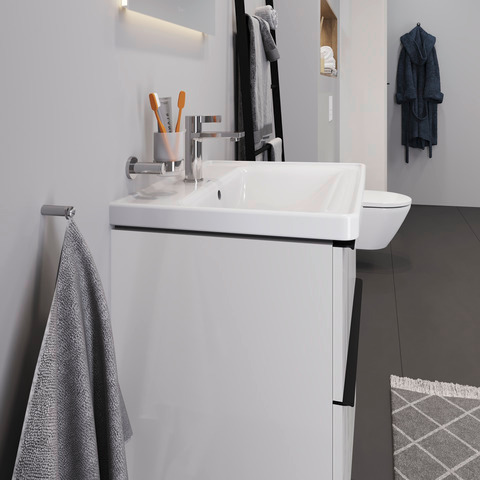 Wandwaschtisch „D-Neo“, mit Überlauf, Hahnlochposition mittig