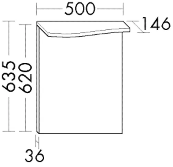 burgbad Spiegel „Sinea3.0“ 500 × 615 mm burgbad Spiegel „Sinea3.0“ 500 × 615 mm