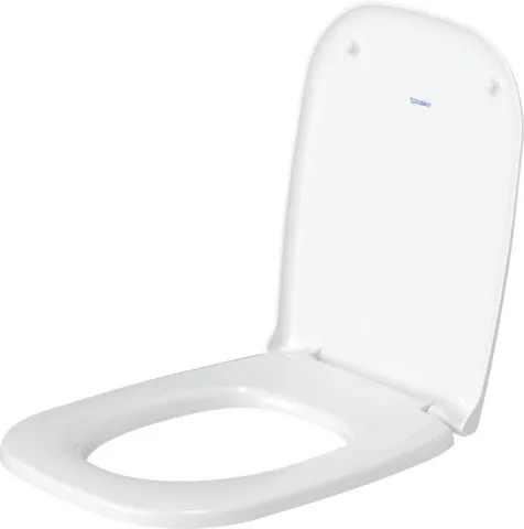 Duravit WC-Sitz Compact „D-Code“ 36 × 43 × 4 cm in, Scharniere Edelstahl Duravit WC-Sitz Compact „D-Code“ 36 × 43 × 4 cm in, Scharniere Edelstahl