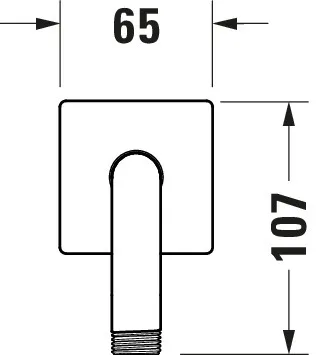 Brausegarnitur Brausen und Zubehör Brausearm „ZubehörArmaturen“ in Chrom Brausegarnitur Brausen und Zubehör Brausearm „ZubehörArmaturen“ in Chrom