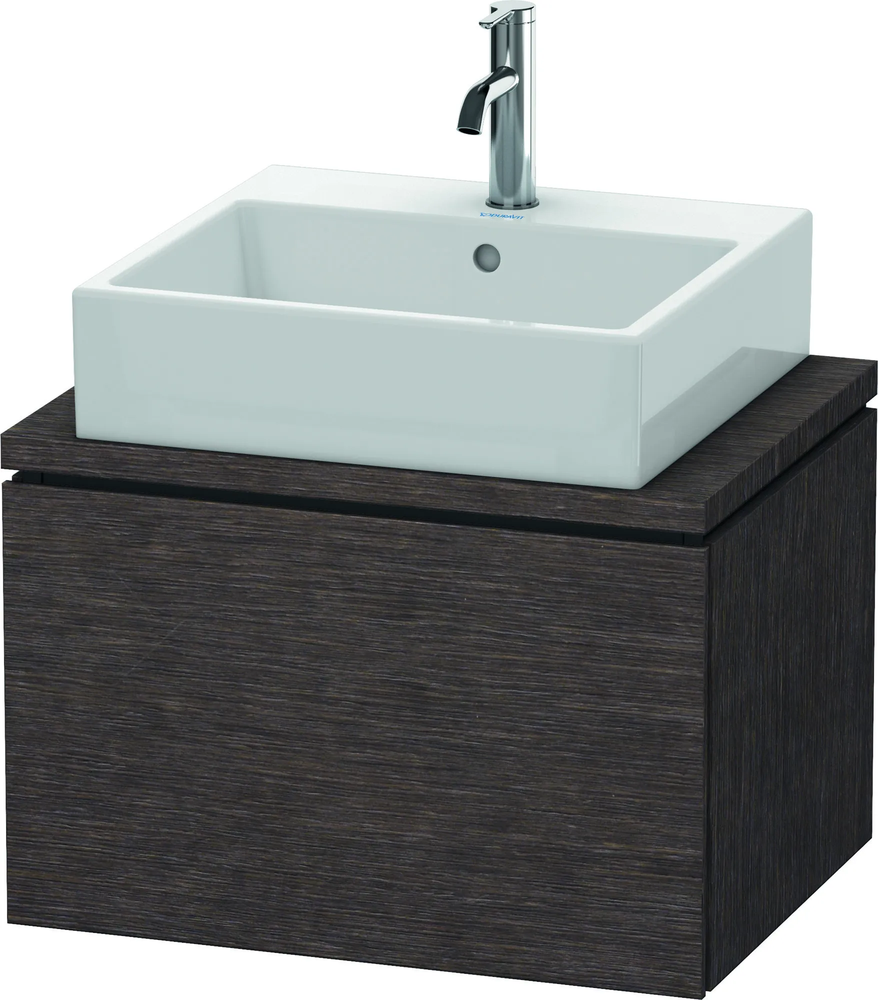 Duravit Waschtischunterschrank wandhängend „L-Cube“ 62 × 40 × 47,7 cm Eiche Dunkel gebürstet Duravit Waschtischunterschrank wandhängend „L-Cube“ 62 × 40 × 47,7 cm Eiche Dunkel gebürstet