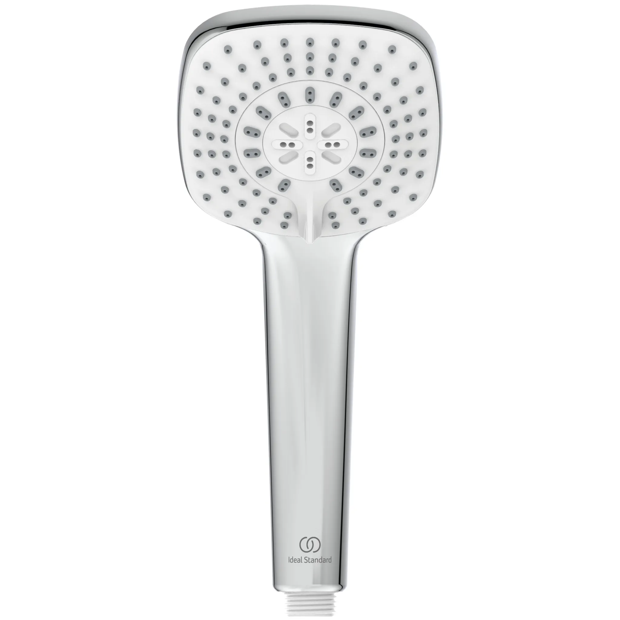 3-Funktionshandbrause Idealrain Cube, 100mm, Chrom 3-Funktionshandbrause Idealrain Cube, 100mm, Chrom