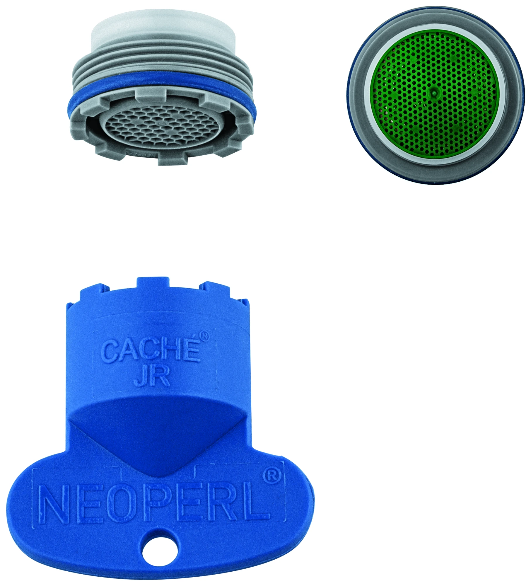 Laminar-Strahlregler 48376, Außengewinde, M 21,5 × 1, Durchflussklasse PCA, 5,7 l/min, integriert, inklusive Demontageschlüssel