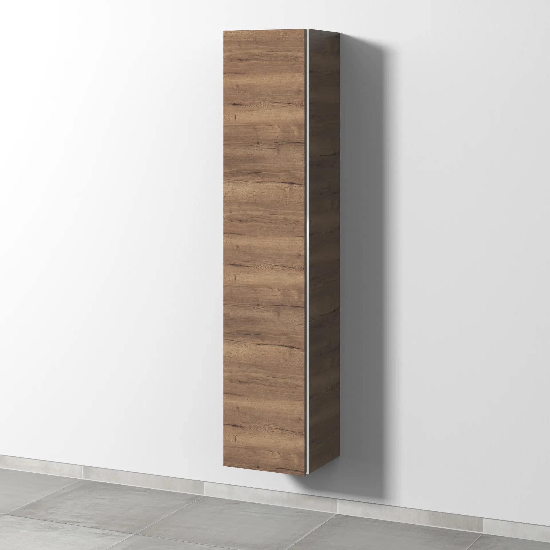 Sanipa Hochschrank „3way“ 350 × 1700 × 345 mm Anschlag links, in Eiche Tabak, Anschlag links