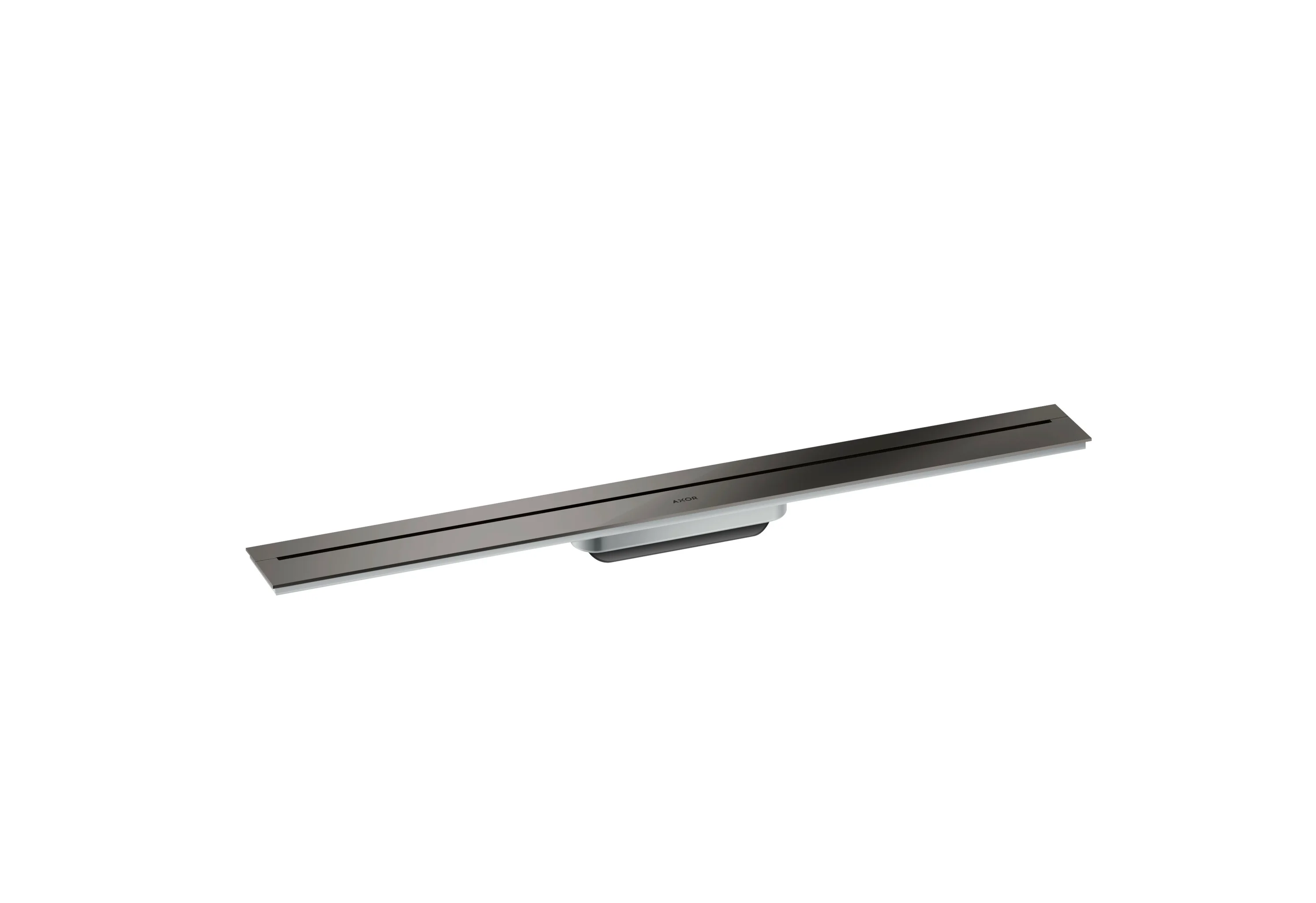 Hansgrohe AXOR Drain Fertigset Duschrinne 800 mm Polished Black Chrome wandangebunden
