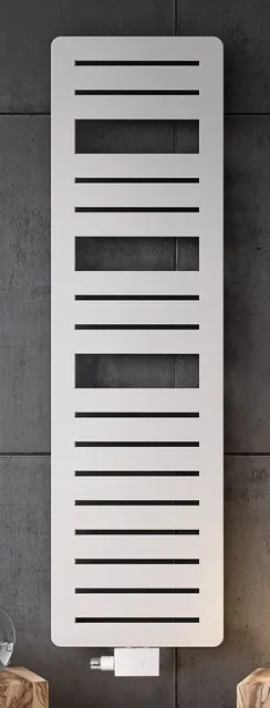 BEMM Design-Heizkörper „Page“ 50 × 177 cm in Schwarz samtmatt