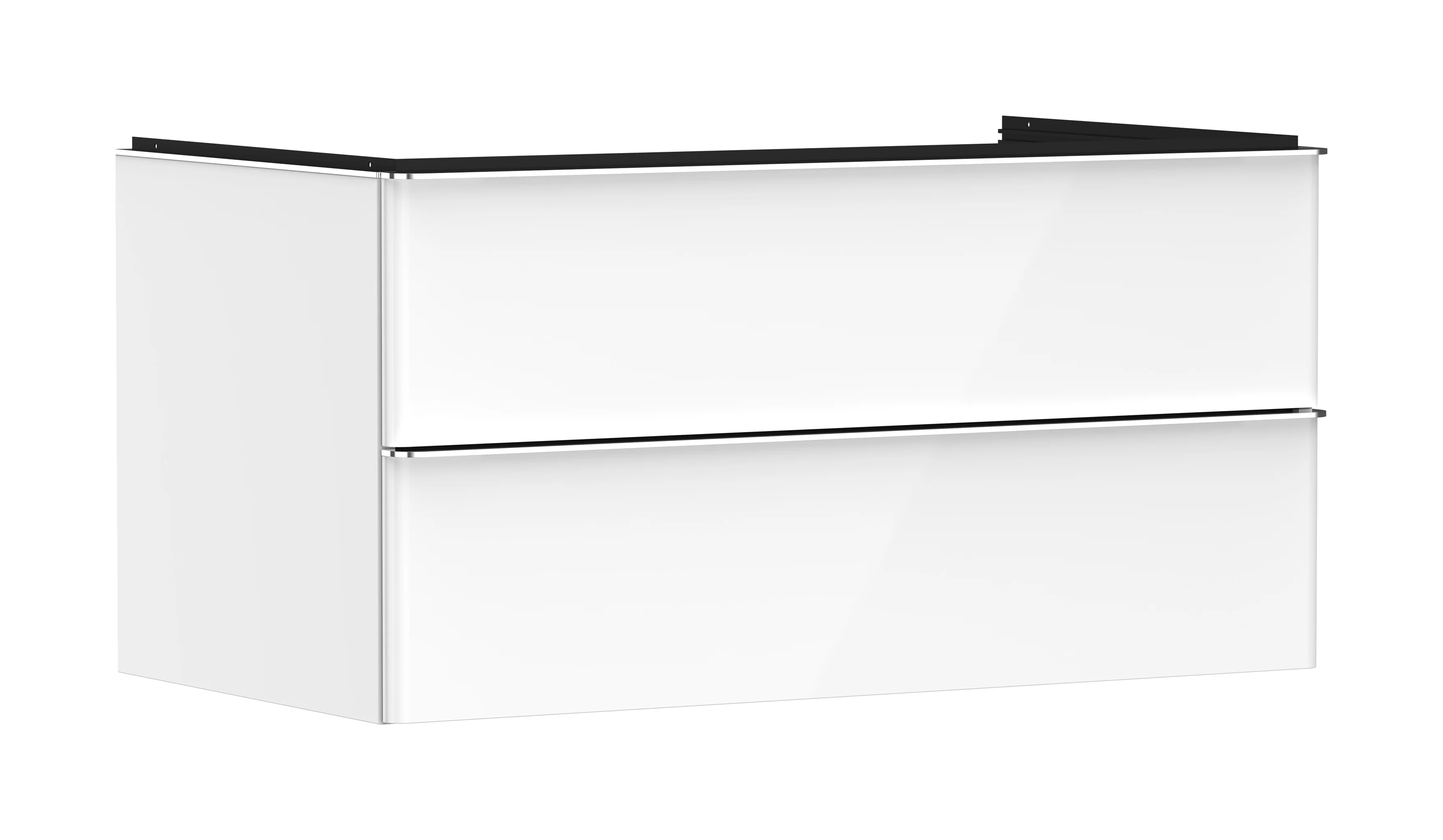 Hansgrohe Xelu Q Waschtischunterschrank Weißen Hochglanz 980x540 mm mit 2 Schubkästen für Konsole Hansgrohe Xelu Q Waschtischunterschrank Weißen Hochglanz 980x540 mm mit 2 Schubkästen für Konsole