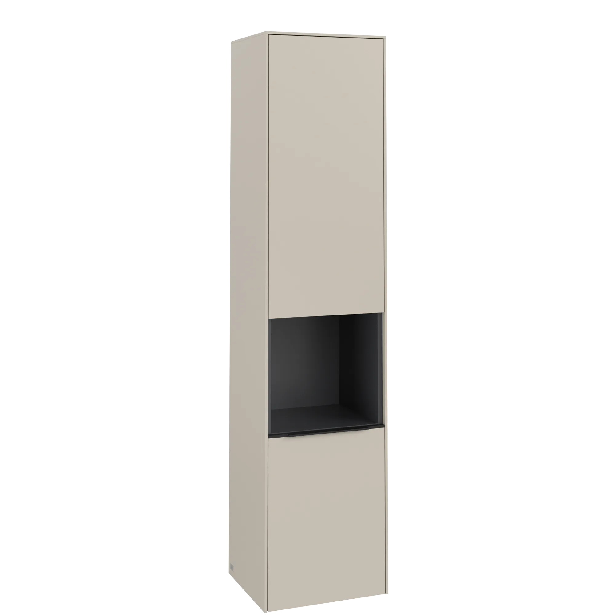 Villeroy & Boch Subway 3.0 Hochschrank, eckig, Cashmere Grey, 400 x 1710 mm, 2 Türen, SoftClosing, Wandmontage Villeroy & Boch Subway 3.0 Hochschrank, eckig, Cashmere Grey, 400 x 1710 mm, 2 Türen, SoftClosing, Wandmontage
