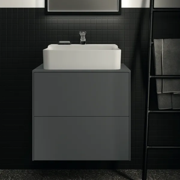 Ideal Standard Waschtischunterschrank Conca, 2 Auszüge, anthrazit