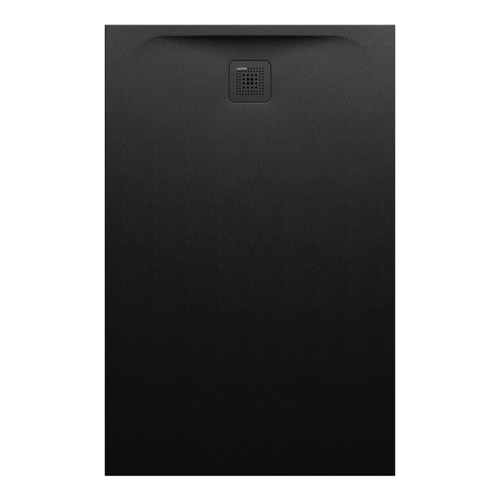 Laufen rechteck Duschwanne „Pro“ Ablauf kurze Seite 1400 × 900 mm ohne Oberflächenbeschichtung, ohne Oberflächenveredelung, in Schwarz