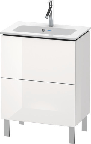 Duravit Waschtischunterschrank bodenstehend „L-Cube“ 62 × 70,4 × 39,1 cm