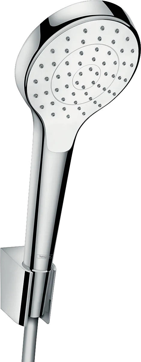 Hansgrohe Croma Select S Brausehalterset 110, 1jet EcoSmart mit 125 cm Brauseschlauch, weiß/chrom Hansgrohe Croma Select S Brausehalterset 110, 1jet EcoSmart mit 125 cm Brauseschlauch, weiß/chrom