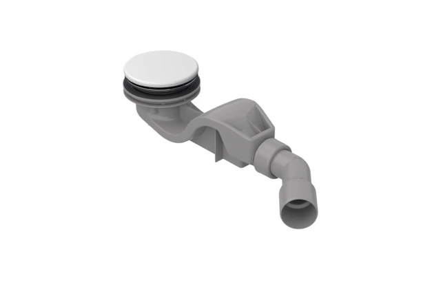 Bette Ablaufgarnitur BetteSolid 50 snow Antirutsch Pro - 415x120x68 mm, 0,6 l/s, Ab- und Überlauf für Duschwanne/Duschfläche Bette Ablaufgarnitur BetteSolid 50 snow Antirutsch Pro - 415x120x68 mm, 0,6 l/s, Ab- und Überlauf für Duschwanne/Duschfläche