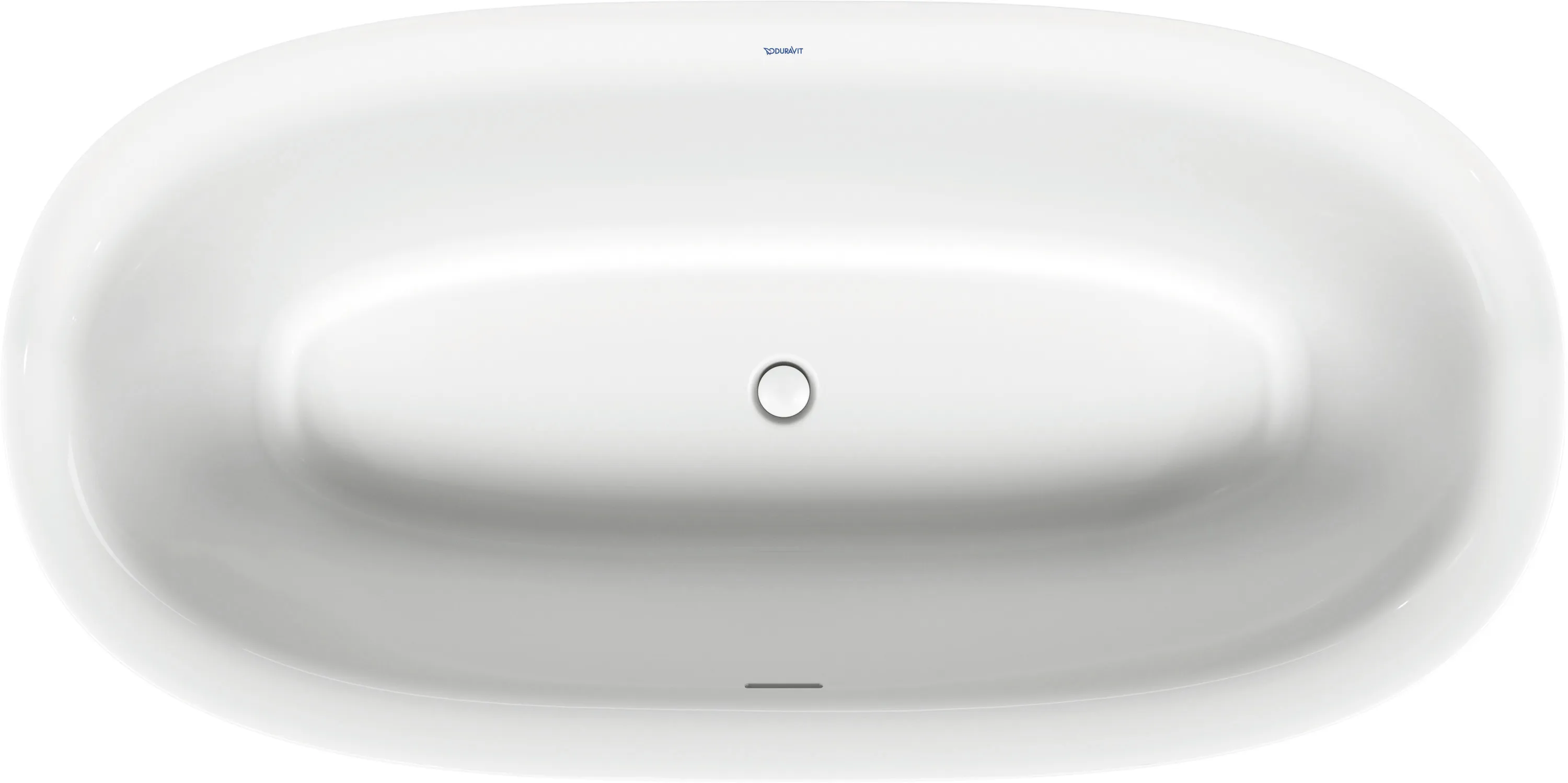 Duravit Badewanne „White Tulip“ freistehend oval 1800 × 900 mm in Weiß Duravit Badewanne „White Tulip“ freistehend oval 1800 × 900 mm in Weiß