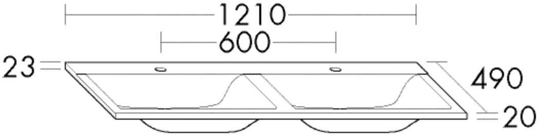 burgbad Sana-Waschtisch Sys30 MWBN120, Mineralguss, Weiß Velvet burgbad Sana-Waschtisch Sys30 MWBN120, Mineralguss, Weiß Velvet