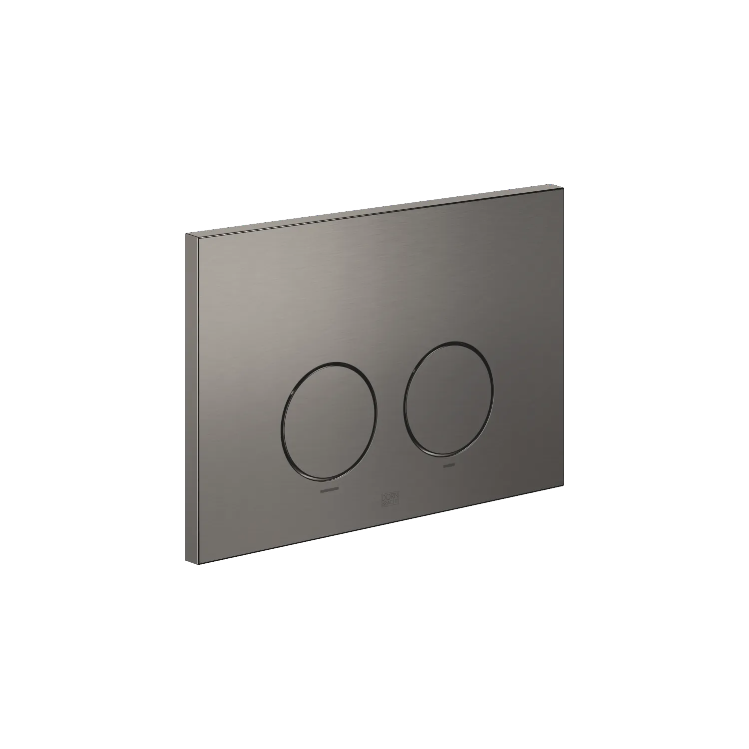 Dornbracht Betätigungsplatte für WC-UP-Spülkasten Geberit Sigma, rund, Dark Platinum gebürstet, 169 x 246 x 12 mm Dornbracht Betätigungsplatte für WC-UP-Spülkasten Geberit Sigma, rund, Dark Platinum gebürstet, 169 x 246 x 12 mm