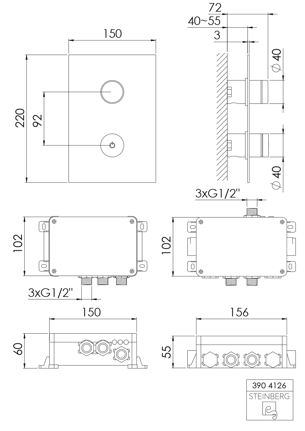 Steinberg Serie 390 Armatur Steinberg Serie 390 Armatur