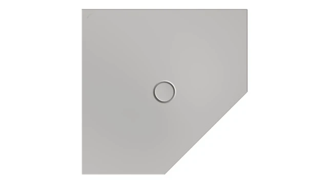 Bette fünfeck Duschwanne „BetteFloor Caro“ 100 × 100 cm in Dust