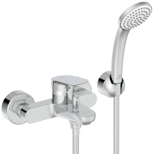 Ideal Standard Badearmatur Aufputz Ceralife O mit Handbrause-Set Chrom Ideal Standard Badearmatur Aufputz Ceralife O mit Handbrause-Set Chrom