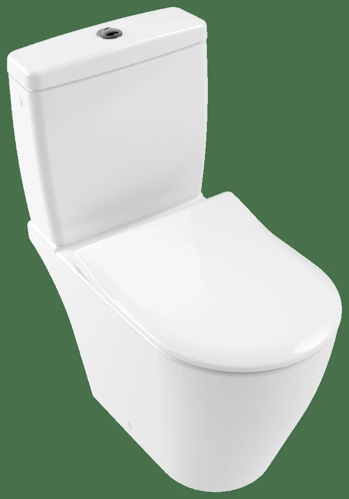 Villeroy & Boch Subway WC-Sitz SlimSeat 374x439x48mm Oval Weiß Alpin
